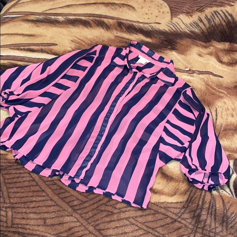 Women’s button up blouse.